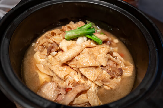 井冈山豆皮近景
