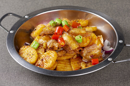 干锅土豆片