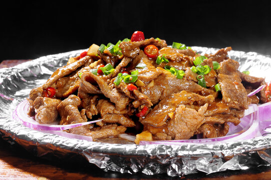 铁板风味牛肉