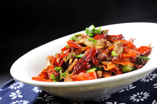 土猪肉风吹辣椒