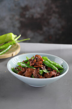 青椒炒肉