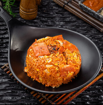 培根泡菜炒饭