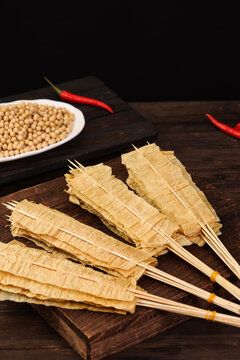 老式豆皮串