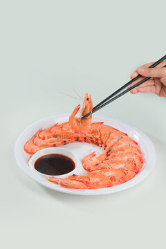 白灼基围虾