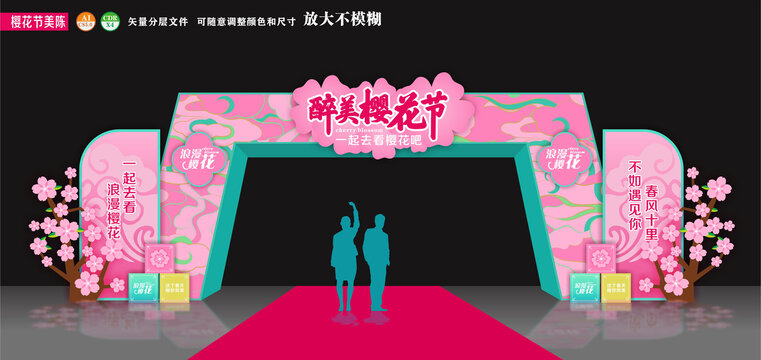 樱花节大门