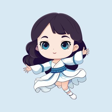 卡通古装女孩