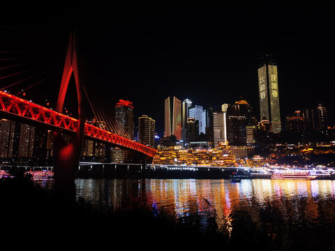 重庆千厮门洪崖洞绝美夜景