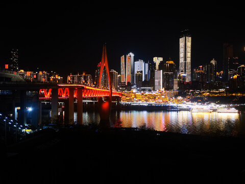 重庆千厮门洪崖洞绝美夜景