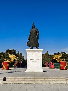 沈阳北陵公园清昭陵皇太极广场