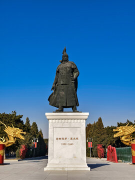 沈阳北陵公园清昭陵皇太极广场