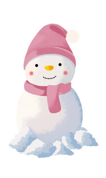 圣诞节的创意雪人