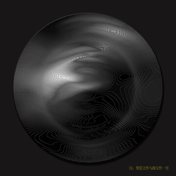 高端艺术线条陶瓷餐具花纸设计
