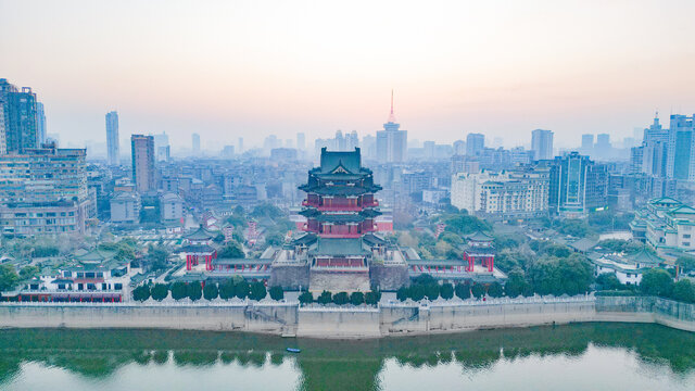 南昌滕王阁航拍