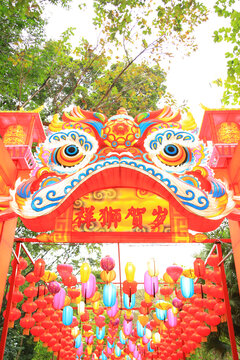 灯会门楼