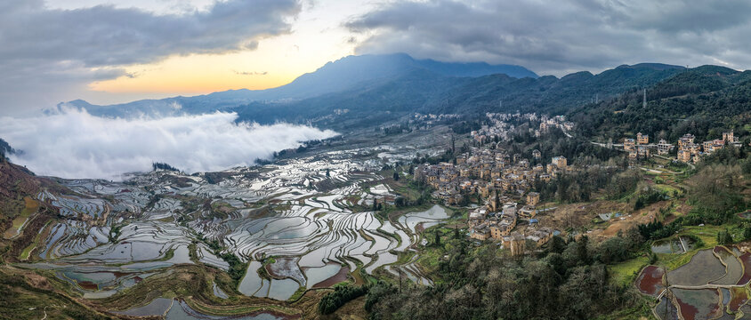 云南元阳梯田风光