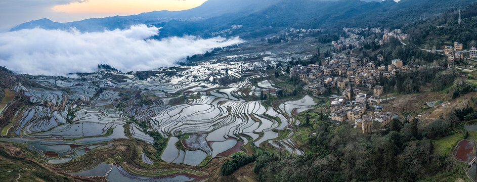 云南元阳梯田风光