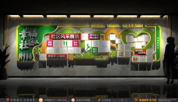 社区风采照片墙