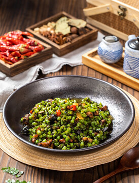 橄榄菜豆角
