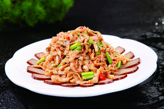 螺肉炒豆干