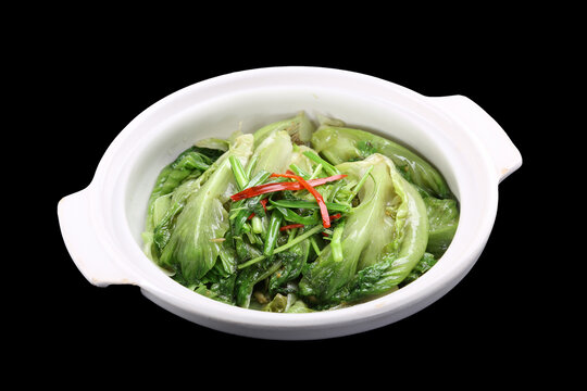 虾酱啫生菜胆