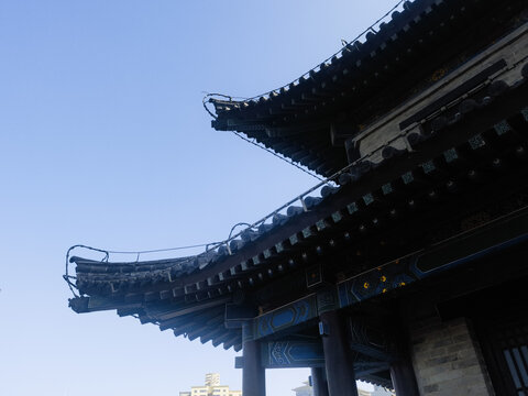 古建筑斗拱屋檐