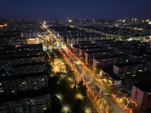 淄博夜景