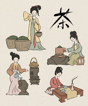 传统古风茶艺