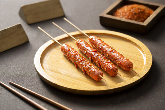 烤鸡肉肠