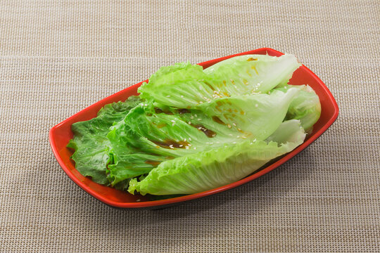 白灼生菜
