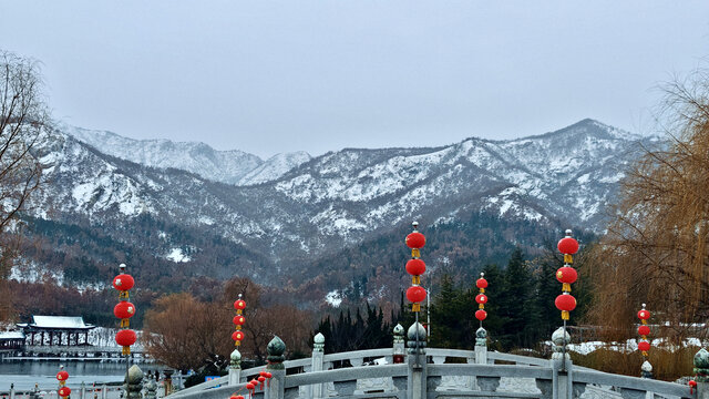 雪后的景区