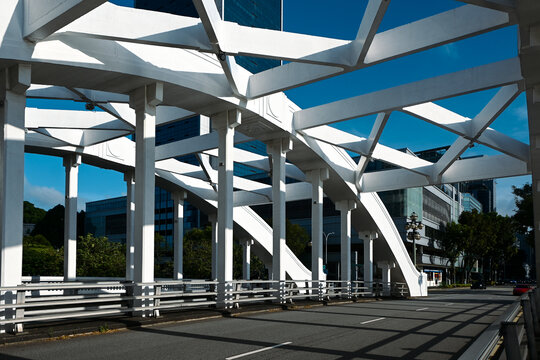 新加坡现代都市街景