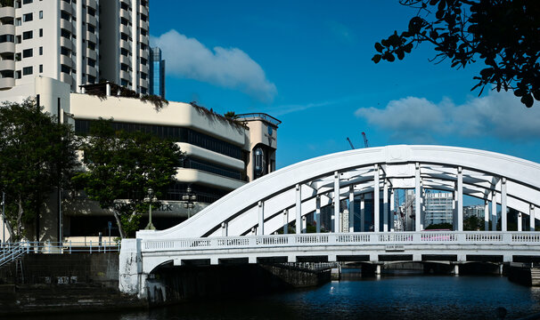 新加坡现代都市街景