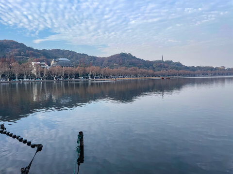 西湖十景宝石流霞