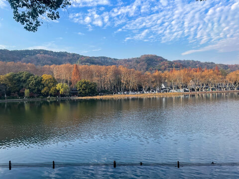 西湖十景宝石流霞
