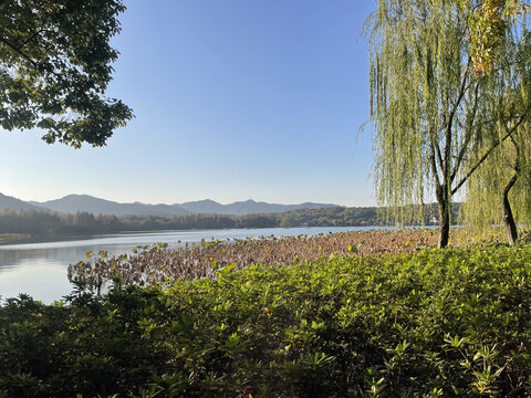 杭州西湖景色