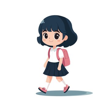 卡通小学生