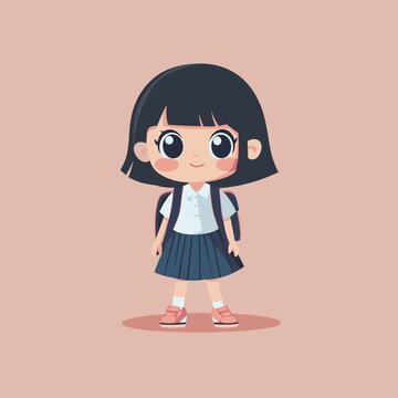 卡通学生