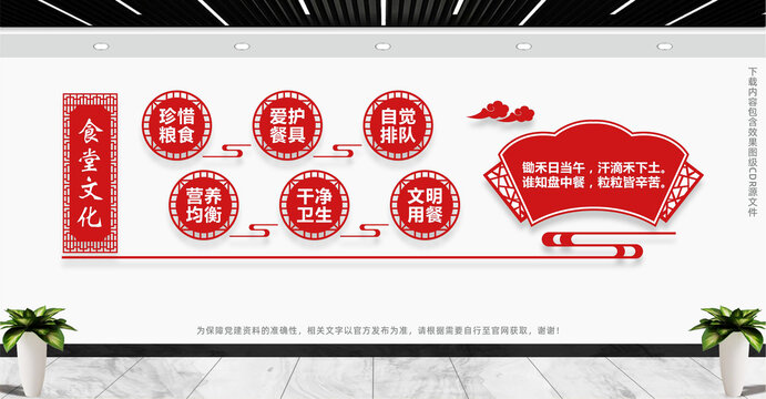 食堂文化墙