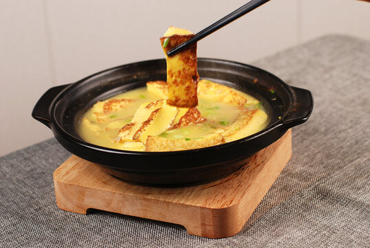 砂锅自制豆腐