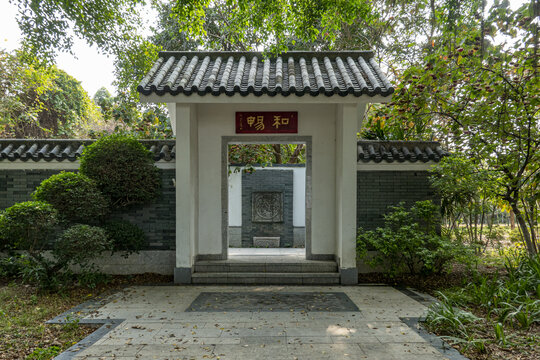 仿古建筑大门