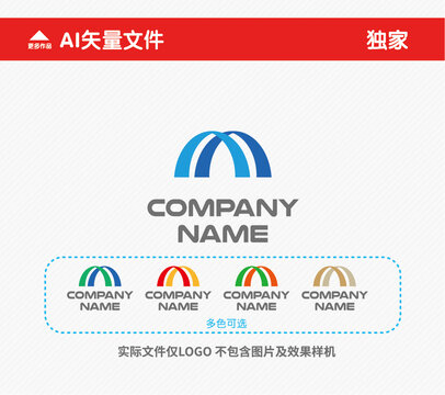 M字母标志