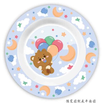卡通餐具花面
