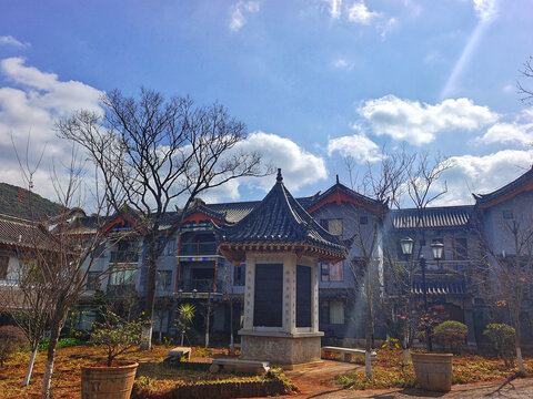 昆明凤家古镇庭院
