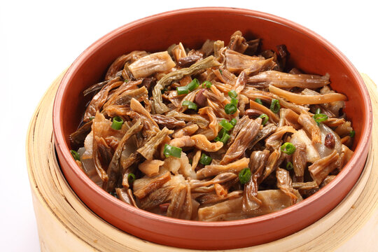 干豆角蒸肉