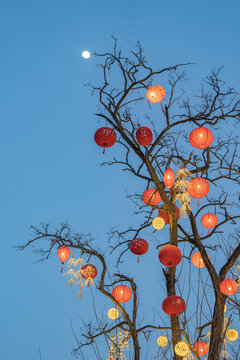 北京模式口大街新年氛围