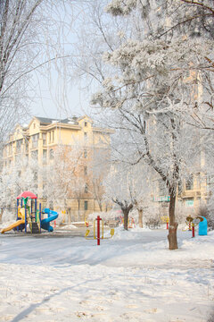 雪树银花小区