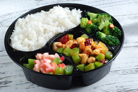 宫保鸡丁套饭