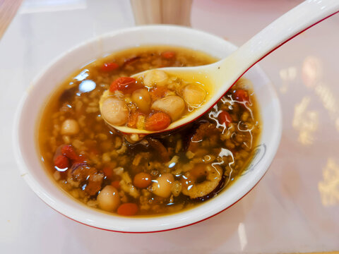桂花莲子粥