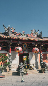 福建泉州天后宫传统古建筑无人场景