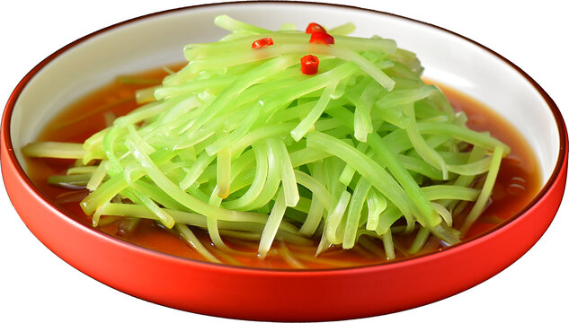 芥味豉油浸青笋